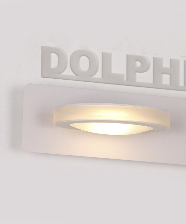 چراغ بالا آینه‌ای دلفین Dolphin مدل Est-01-w