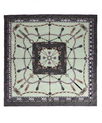 روسری زنانه طرح دار زیبو Ziboo مدل SCARF T-19