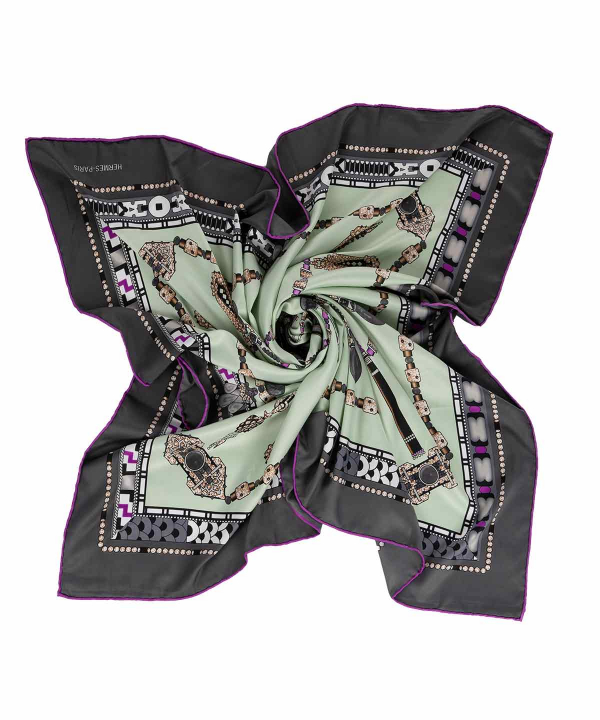 روسری زنانه طرح دار زیبو Ziboo مدل SCARF T-19