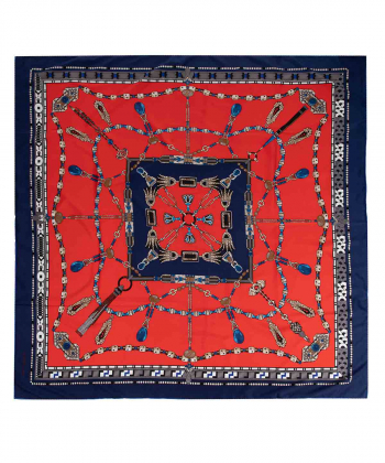 روسری زنانه طرح دار زیبو Ziboo مدل SCARF T-19