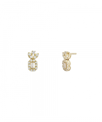 گوشواره آناناس میوگلد Mio Gold کد E1575