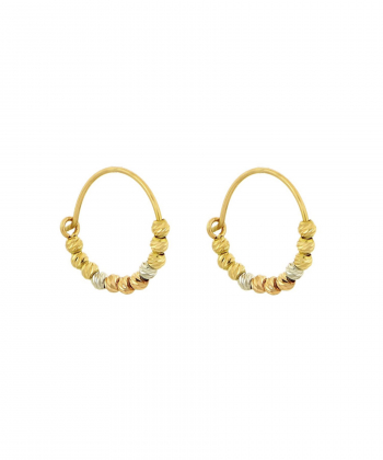 گوشواره البرنادو متوسط میوگلد Mio Gold کد E909