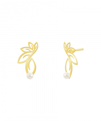 گوشواره گل میوگلد Mio Gold کد E1366