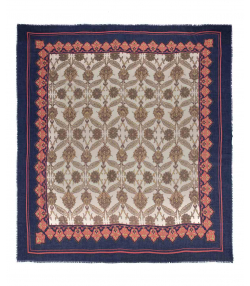روسری زنانه طرح دار زیبو Ziboo مدل SCARF H-014