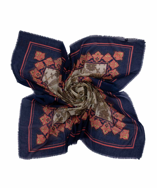 روسری زنانه طرح دار زیبو Ziboo مدل SCARF H-014