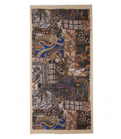 شال زنانه طرح دار زیبو Ziboo مدل SHAWL IS-2013