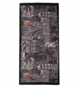 شال زنانه طرح دار زیبو Ziboo مدل SHAWL IS-2013