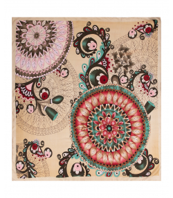 روسری زنانه طرح دار زیبو Ziboo مدل SCARF IS-2004