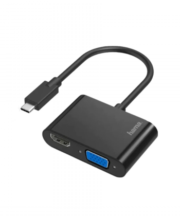 مبدل USB-C به HDMI/VGA هاما مدل 200313