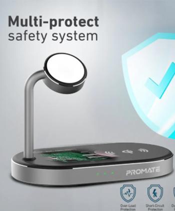 شارژر بی سیم پرومیت مدل WAVEPOWER.EU-G