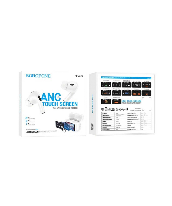 هندزفری بلوتوثی بروفون مدل BW76 ANC