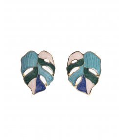 گوشواره زنانه الوژ استایل Eloge Style کد 2EARLEF-BLU-001