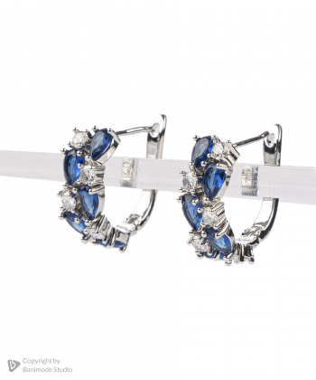 گوشواره زنانه الوژ استایل Eloge Style کد 2EARJWL-DBLU-010