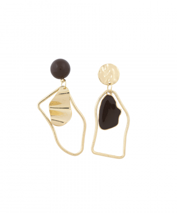 گوشواره زنانه الوژ استایل Eloge Style کد 2EARCNP-GLD-009