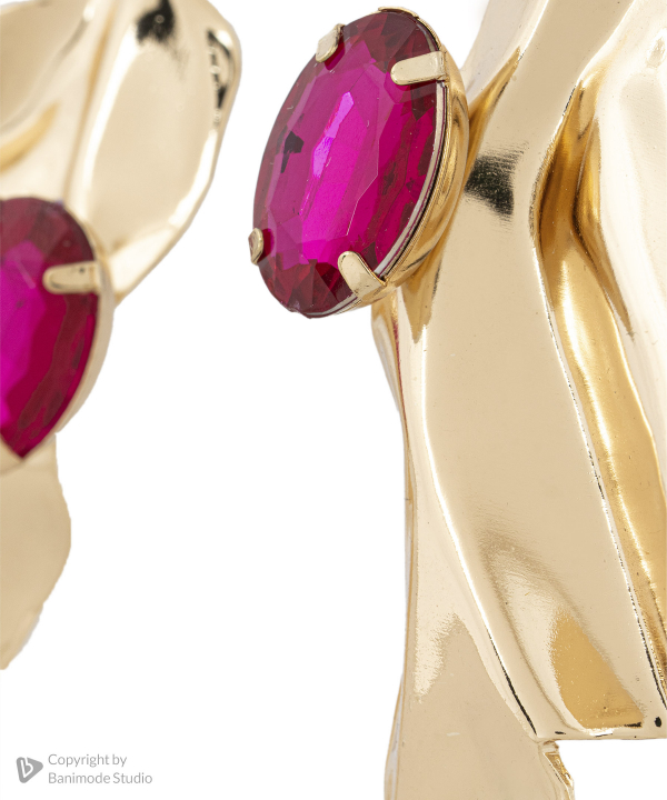 گوشواره زنانه الوژ استایل Eloge Style کد 2EARMRR-GLD-008