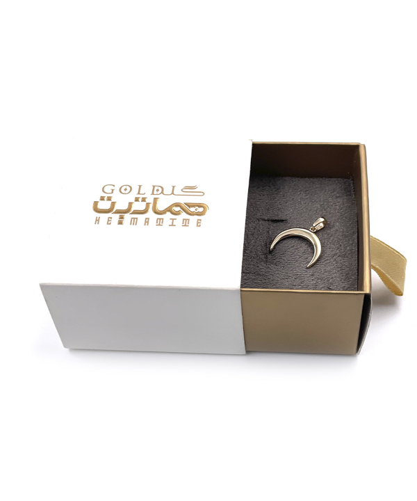 آویز ماه تابان هماتیت گلد Hematite Gold کد 136065
