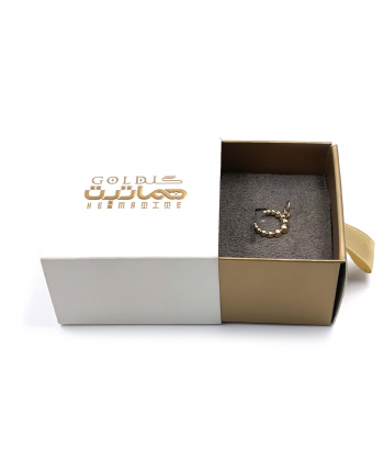 آویز ماه روژا هماتیت گلد Hematite Gold کد 136070