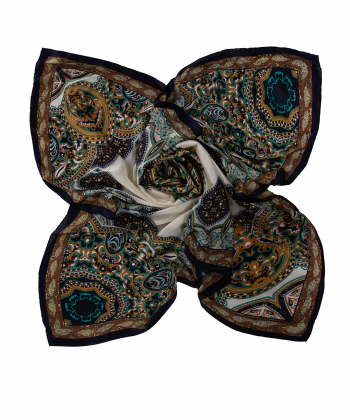 روسری زنانه طرح دار زیبو Ziboo مدل SCARF IS-2003