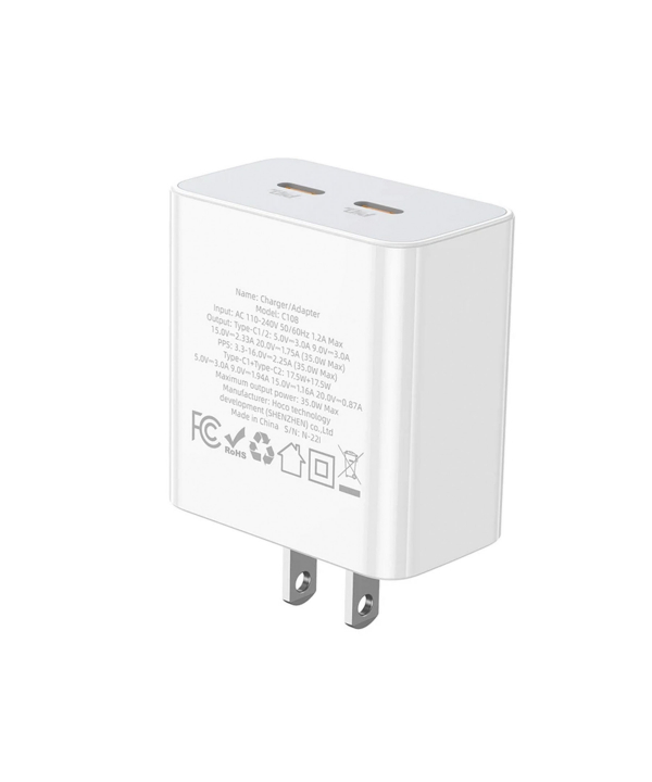 شارژر دیواری 35 وات هوکو مدل C108 USB PD