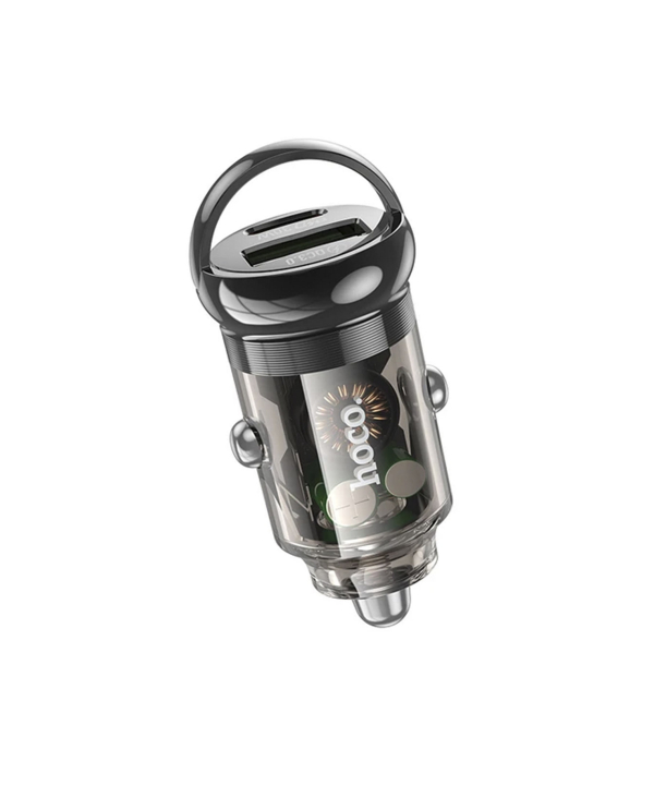 شارژر فندکی 30 وات هوکو مدل Z53A PD+ QC3.0