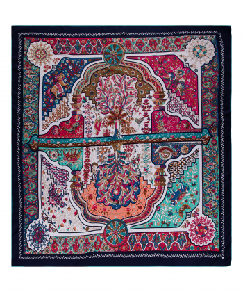 روسری زنانه طرح دار زیبو Ziboo مدل SCARF H-008