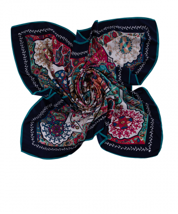 روسری زنانه طرح دار زیبو Ziboo مدل SCARF H-008