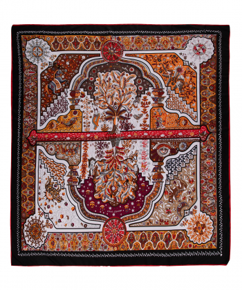 روسری زنانه طرح دار زیبو Ziboo مدل SCARF H-008