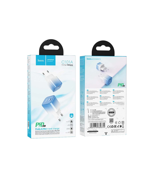 شارژر دیواری 20 وات هوکو مدل C101A USB PD
