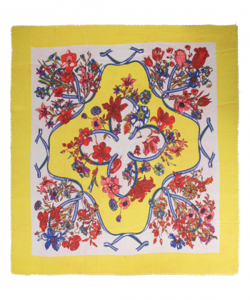 روسری زنانه طرح دار زیبو Ziboo مدل SCARF H-013