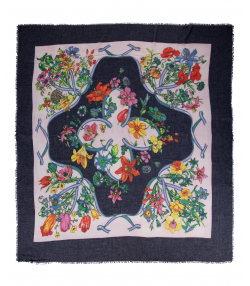 روسری زنانه طرح دار زیبو Ziboo مدل SCARF H-013