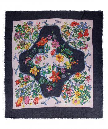 روسری زنانه طرح دار زیبو Ziboo مدل SCARF H-013