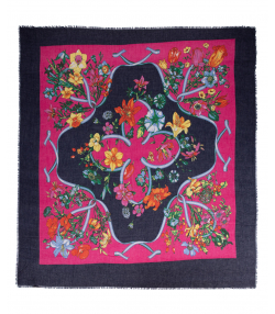 روسری زنانه طرح دار زیبو Ziboo مدل SCARF H-013