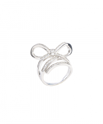 انگشتر زنانه الوژ استایل Eloge Style کد 1RNGBOW-SLV-013