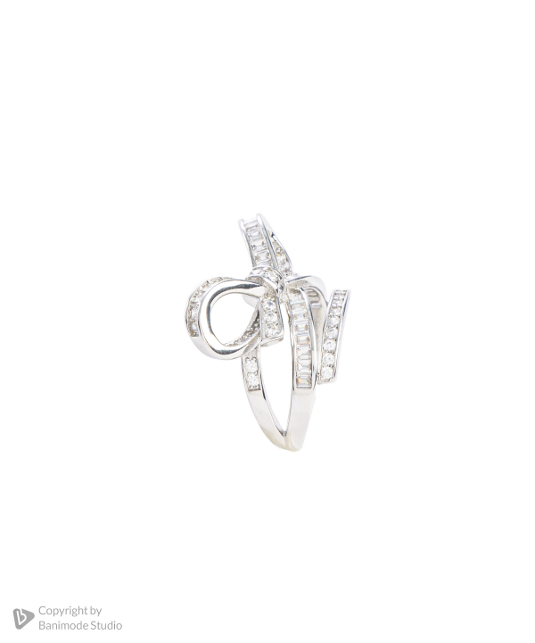 انگشتر زنانه الوژ استایل Eloge Style کد 1RNGBOW-SLV-013