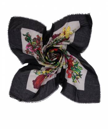روسری زنانه طرح دار زیبو Ziboo مدل SCARF H-013