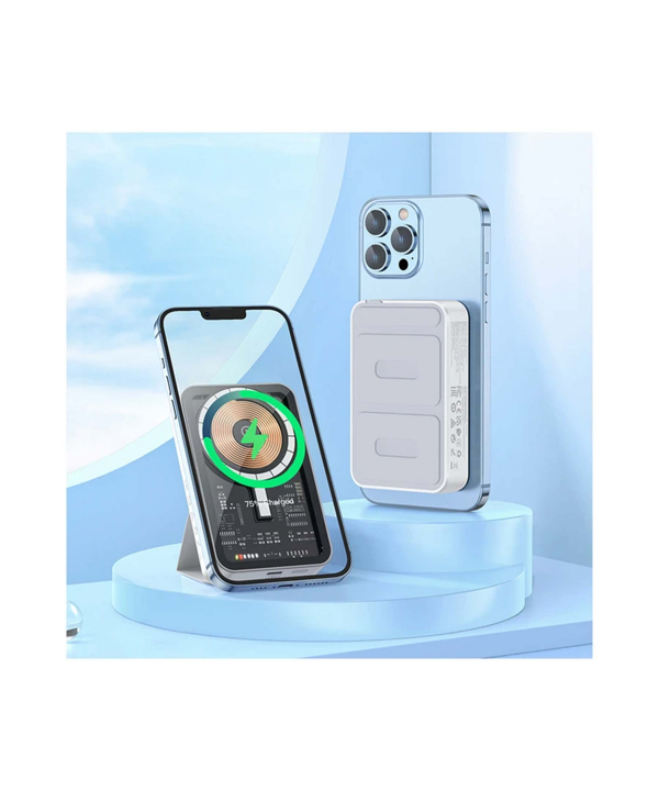 پاوربانک هوکو مدل Q10A WIRELESS PD+QC3.0 20W ظرفیت 10000 میلی‌ آمپر ساعت