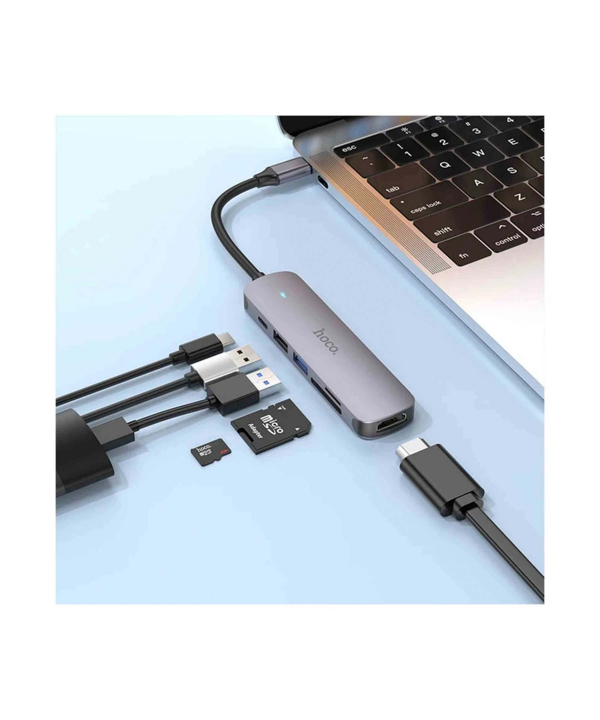 هاب 6 پورت usb-c هوکو مدل HB28