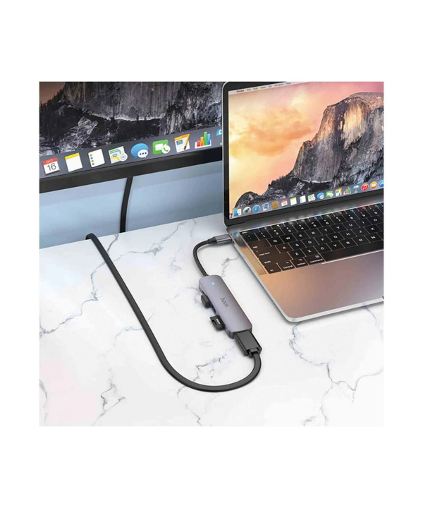 هاب 6 پورت usb-c هوکو مدل HB28