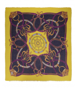 روسری زنانه طرح دار زیبو Ziboo مدل SCARF IS-2065