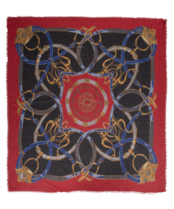 روسری زنانه طرح دار زیبو Ziboo مدل SCARF IS-2065