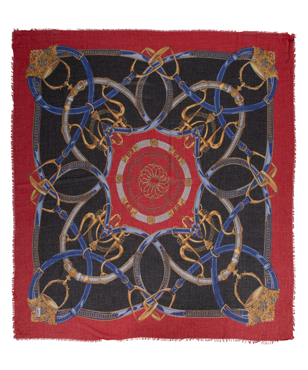 روسری زنانه طرح دار زیبو Ziboo مدل SCARF IS-2065