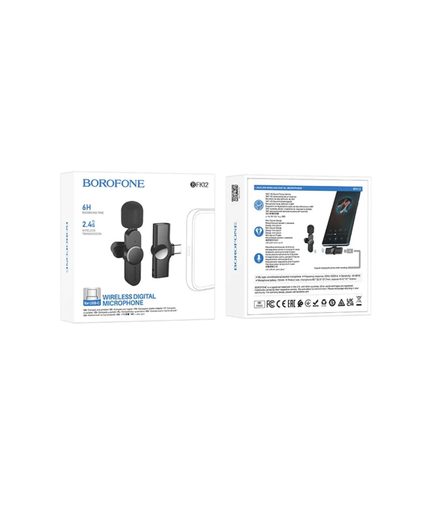 میکروفن یقه ای بروفون مدل BFK12 FOR TYPE-C