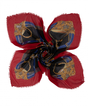 روسری زنانه طرح دار زیبو Ziboo مدل SCARF IS-2065