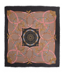 روسری زنانه طرح دار زیبو Ziboo مدل SCARF IS-2065