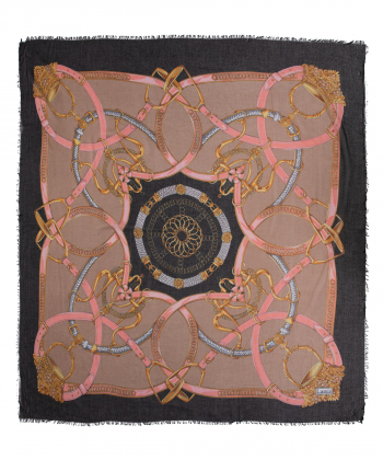 روسری زنانه طرح دار زیبو Ziboo مدل SCARF IS-2065