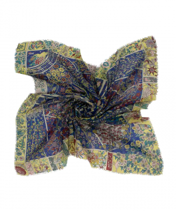 روسری زنانه طرح دار زیبو Ziboo مدل SCARF H-020