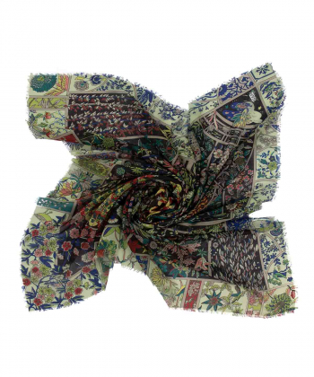روسری زنانه طرح دار زیبو Ziboo مدل SCARF H-020