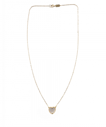 گردنبند قلب صدفی هماتیت گلد Hematite Gold کد 136058