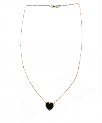 گردنبند قلب انیکس هماتیت گلد Hematite Gold کد 136057