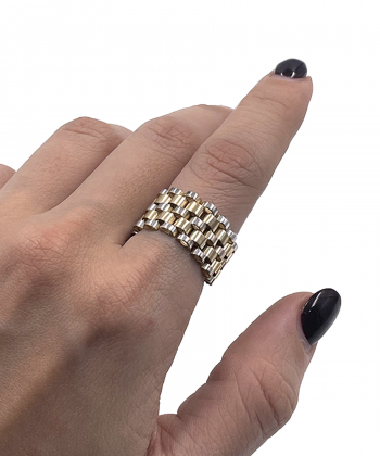 انگشتر رولکس سونیا هماتیت گلد Hematite Gold کد 136054